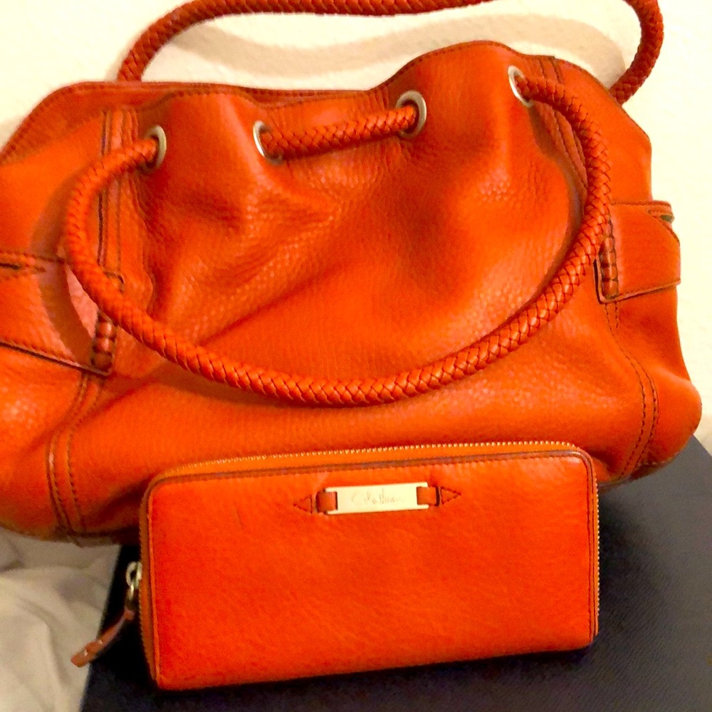 Cole Haan bag and wallet